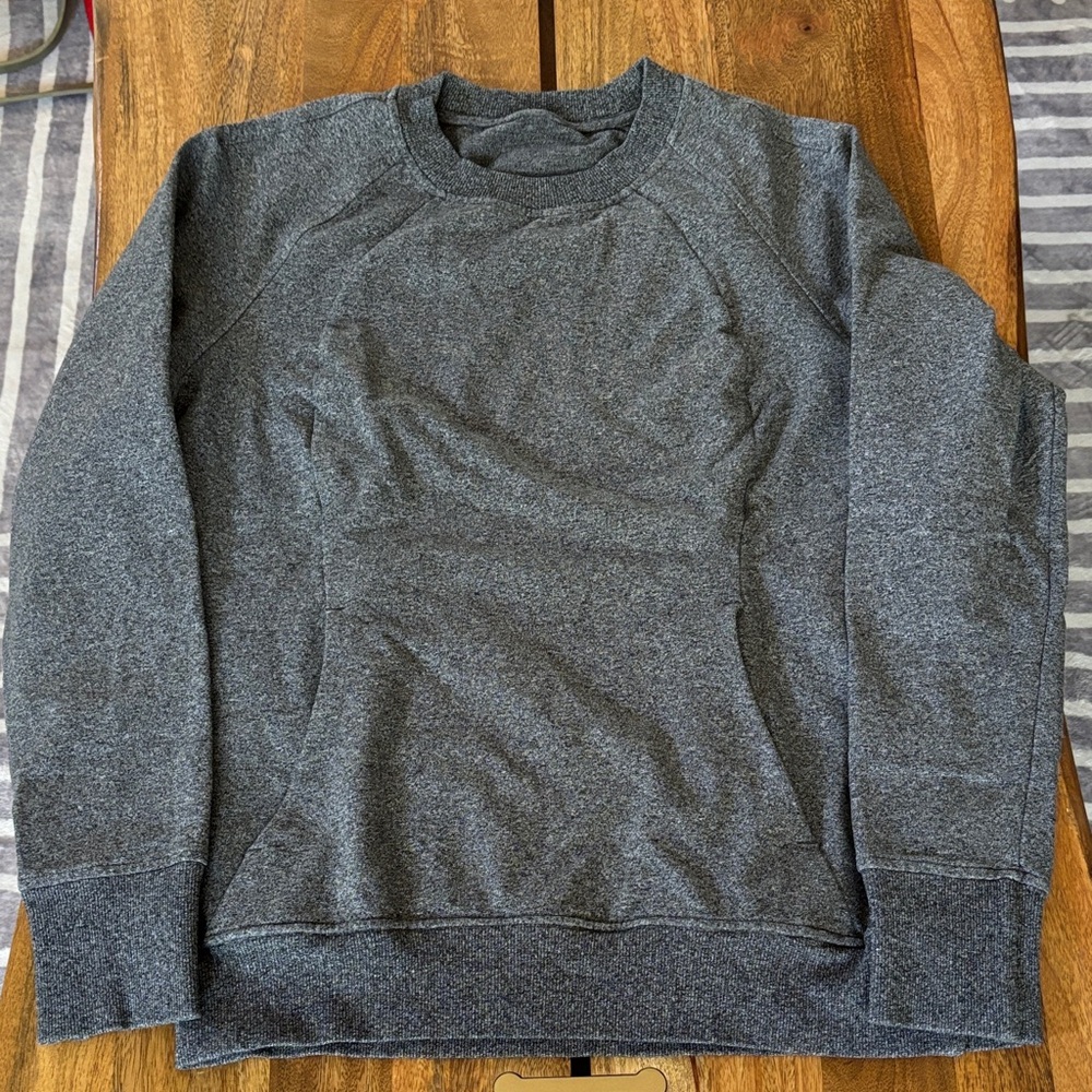 lululemon athletica Gray Crewneck Sweatshirt